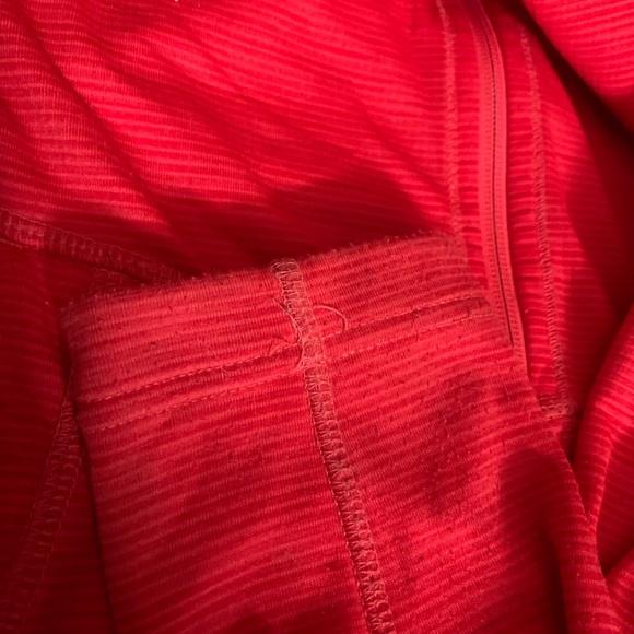 MEDIUM ‘THE NORTH FACE’ ORANGE ZIP UP SWEATER - Picture 7 of 7